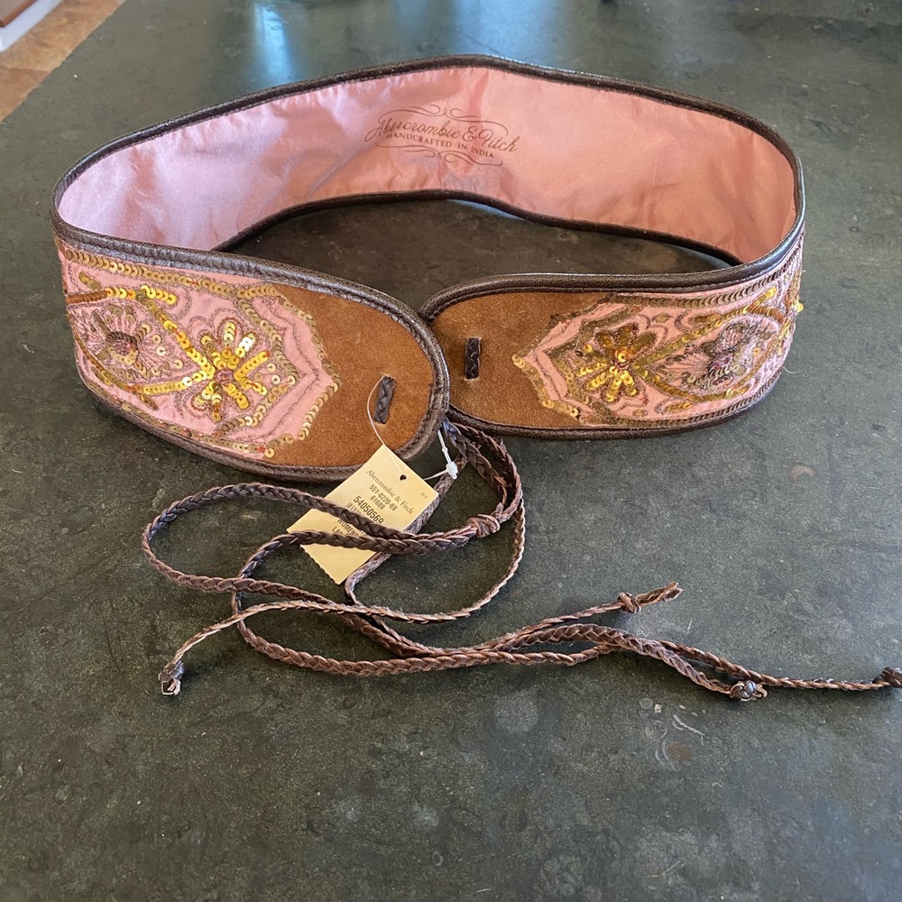 Abercrombie & Fitch Boho Handmade Belt Sz L